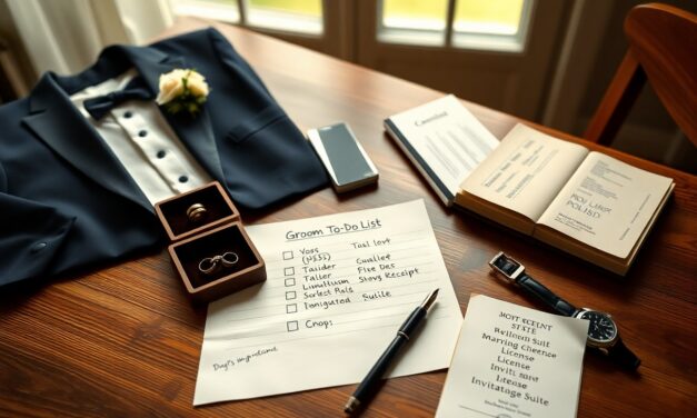 De bruidegom-to-do-list voor een droombruiloft